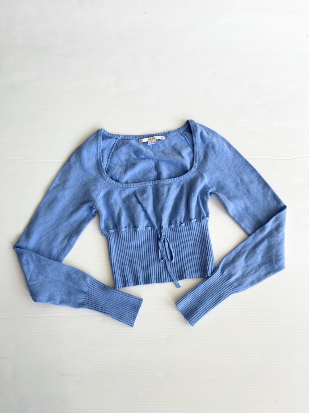Urban Outfitters Kimchi Blue Knit Cropped Edison Ribbed Sweater - Picture 5 of 14